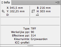 Instellingen Indesign